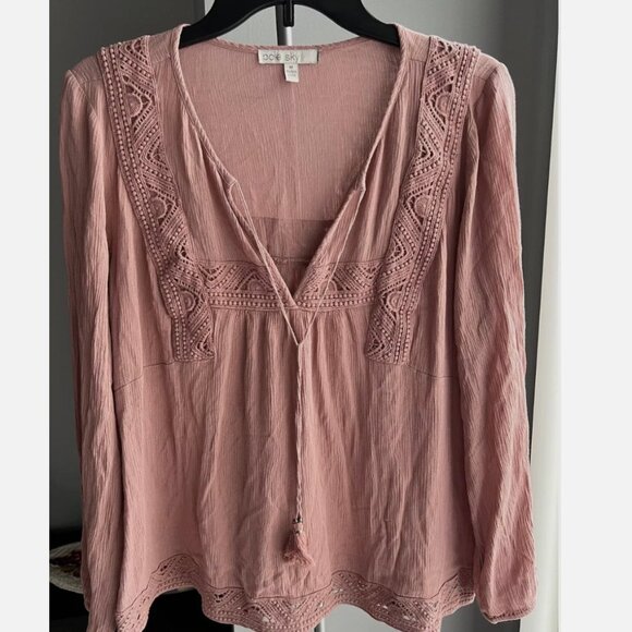 Pale Sky Women's Rose/Pink boho Top in Size S - Picture 1 of 2
